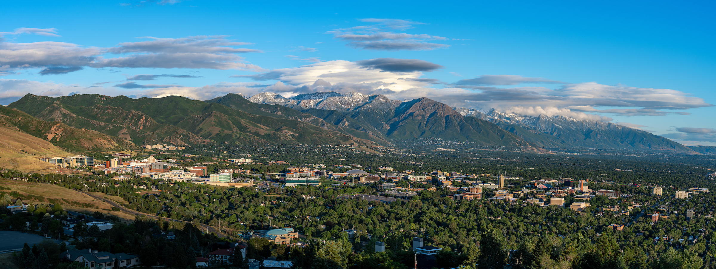 View of Salt Lake Valley Hero Background